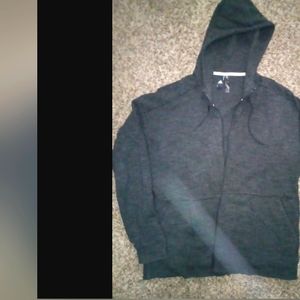 Men's Adidas Dark Gray Heavy Full-Zip Hoodie